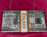 Mrs. Money Bag Clutch (You get 2 of them. Both colors)