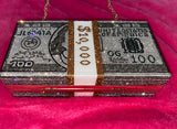 Mrs. Money Bag Clutch (You get 2 of them. Both colors)