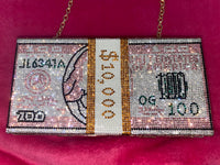 Mrs. Money Bag Clutch (You get 2 of them. Both colors)